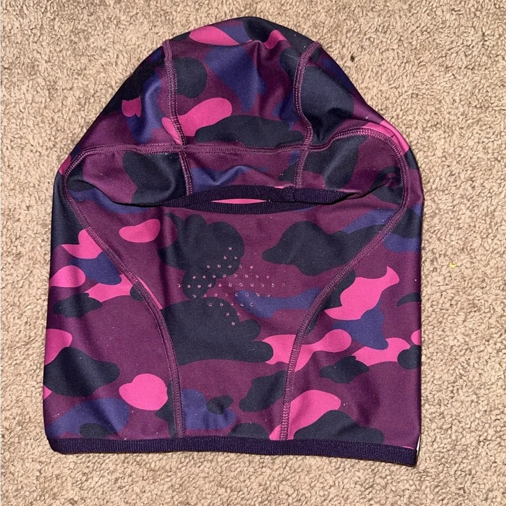 Kids Swim Hood - Purple and Pink Camo